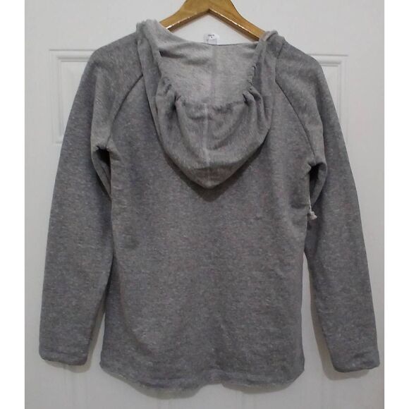 New york jets womens medium sweatshirt hoodie shorts set gray and green - Picture 3 of 7